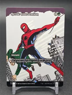 MTG Marvel's Spider-Man HEROIC INTERVENTION Borderless Mythic #0034 - Image 1