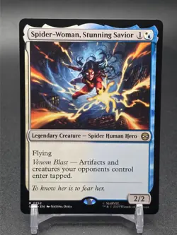 Spider-Woman, Stunning Savior - 0152 - Marvel's Spider-Man MTG - NM/M - English - Image 1