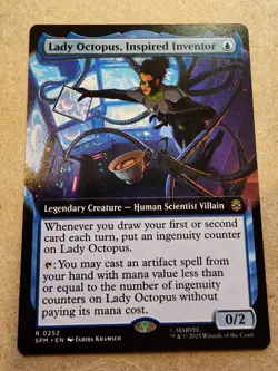 Lady Octopus, Inspired Inventor - #252 Regular (Extended Art) Marvel's - Mtg - Image 1