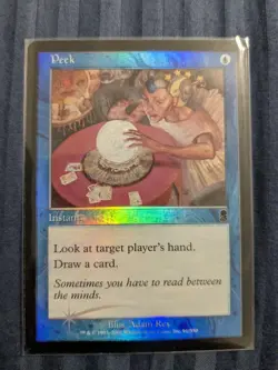 Peek - FOIL - Odyssey - MTG - Magic the Gathering - LP - Image 3