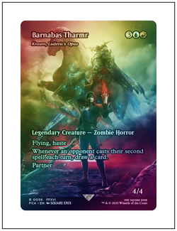 1x Barnabas Tharmr - Kraum, Ludevic's Opus, Foil, Final Fantasy, Magic MTG NM - Image 1