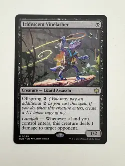 Iridescent Vinelasher MTG Magic the Gathering Card NM Near Mint BLB - Image 1