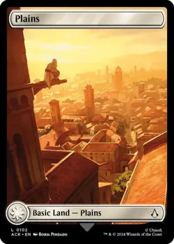 Plains (0102) Universes Beyond: Assassin's Creed MTG Magic The Gathering - Image 1