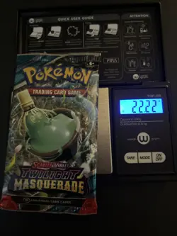 (VERY HEAVY) 22.22g Pokemon TCG Twilight Masquerade Booster Pack (SEALED)✅ - Image 1