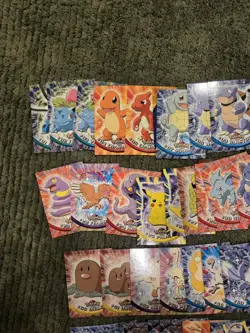 Pokemon Topps Cards Series 1 incomplete missing 14 cards - Image 4