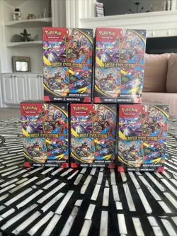 Pokemon Mega Evolution Booster Bundle BRAND NEW, SEALED Lot Of 6 - Image 1