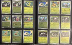 Pokemon Mega Evolution Partially Completed Master Set 222 Cards - Image 2