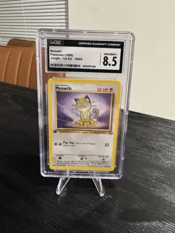 Meowth CGC 8.5 - 1st Edition Jungle 56/64 - 1999 Vintage WotC Pokemon NM+ Slab - Image 1