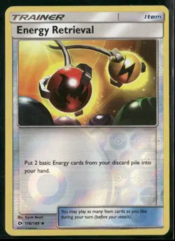 Pokemon Sun & Moon - Shining Legends 116/149 Holo - Energy Retrieval - Image 1
