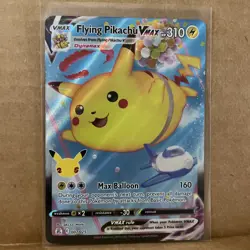 FLYING PIKACHU VMAX 2021 POKEMON CELEBRATIONS RARE HOLO 7/25. (A1) - Image 1