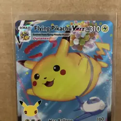FLYING PIKACHU VMAX 2021 POKEMON CELEBRATIONS RARE HOLO 7/25. (A1) - Image 2