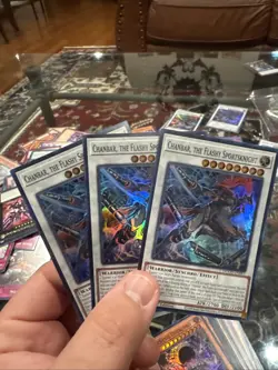 Yugioh! 3x Chanbar, the Flashy Sportsknight DOOD-EN083 Super Rare 1st Ed NM - Image 1