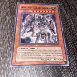 YUGIOH PSA 10 Ancient Gear Golem TLM-EN006 Ultimate Rare 1st Edition *5616 - Image 2