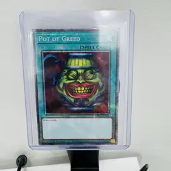 Yugioh! Pot of Greed MP25-EN050 Starlight Rare 1st Edition Near Mint - Image 2