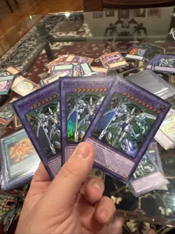 Yugioh! 3x Axon Kicker Oracle DOOD-EN037 Super Rare 1st Ed NM - Image 1