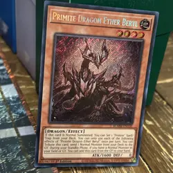 Yugioh Primite Dragon Ether Beryl BLMM-EN130 Secret Rare 1st Ed Near Mint - Image 1