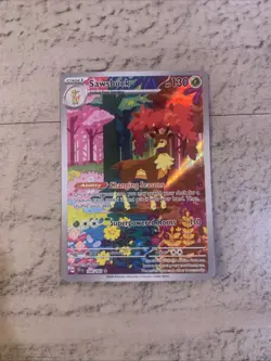 Pokemon TCG Sawsbuck Card 166/162 SV05: Temporal Forces NM Condition - Image 1