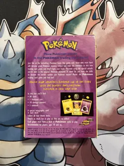 Pokemon TCG Base Zap! Theme Deck Box 1999 - EMPTY BOX ONLY (No Cards) - Image 3