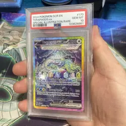 PSA 10 GEM MINT Terapagos Ex 170/142 Stellar Crown SIR Pokemon Card - Image 2