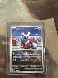 Pokemon Delibird 152/132 Mega Evolution Illustration Rare Card NM - Image 1