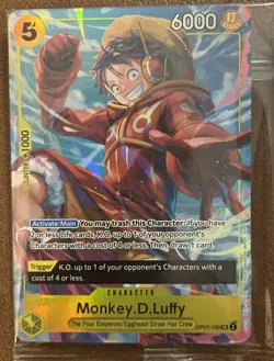 Sealed One Piece OP12 Lot Of 4 Promo Cards From Illustration Sets Mint Condition - Image 3