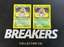 Dark Arbok 2/82 Rocket Set Vintage Pokemon Holo 2 Card Lot - Image 1
