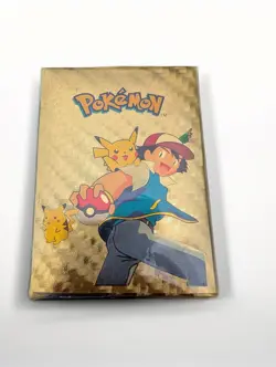 55 Pcs Pokemon Card foil GOLD PACK Cards TCG VMAX GX TCG Possible Charizard Rare - Image 1