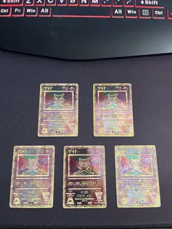 Ancient Mew Pokemon 2000 Movie Promo 5 CARD LOT!!! RARE! See description!! - Image 1