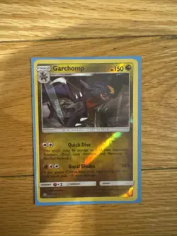 Pokemon Garchomp 99/156 SM Ultra Prism Reverse Holo Card LP Condition - Image 1