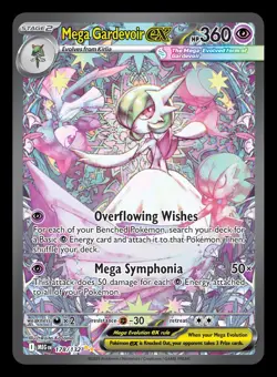 Mega Gardevoir EX 178/132 Mega Evolution Special Illustration Rare Pokemon Card - Image 3