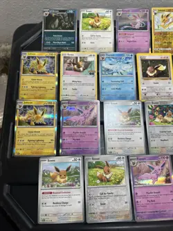(30) EEVEE CARDS LOT VTG HOLO GLACEON LEAFEON ESPEON JOLTEON EVOLUTION 7 - Image 2