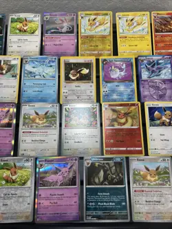 (30) EEVEE CARDS LOT VTG HOLO GLACEON LEAFEON ESPEON JOLTEON EVOLUTION 7 - Image 3