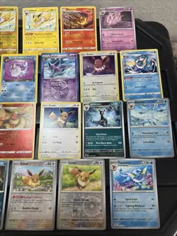 (30) EEVEE CARDS LOT VTG HOLO GLACEON LEAFEON ESPEON JOLTEON EVOLUTION 7 - Image 4