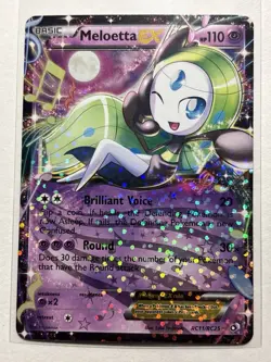 Meloetta EX RC11/RC25 - Legendary Treasures Radiant Collection Pokemon Card - Image 1