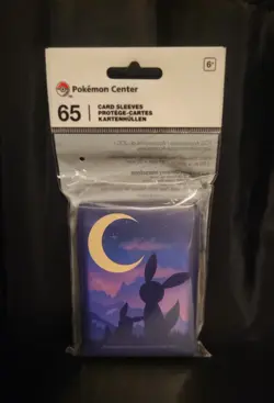 Pokemon Center: Eevee & Umbreon Twilight Card Sleeves (65 Sleeves) Sealed - Image 1