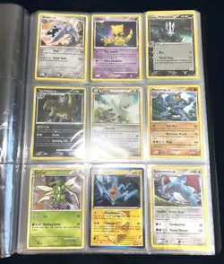 Pokemon Vintage/Mid Era 80 Card Binder LOT B&W/D&P/Dragons Binder Included LP/NM - Image 1