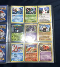 Pokemon Vintage/Mid Era 80 Card Binder LOT B&W/D&P/Dragons Binder Included LP/NM - Image 2