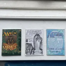 MTG Magic the Gathering Vintage 90s Mini Rule Books Set of 3 - Image 1