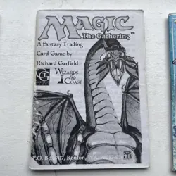 MTG Magic the Gathering Vintage 90s Mini Rule Books Set of 3 - Image 4