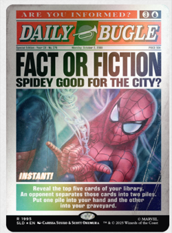 🔥‍NEW Secret Lair x Marvel's Spider-Man: Daily Bugle Breaking News Foil | MTG - Image 5
