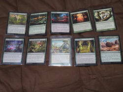 MTG SORCERY x10 (GREEN ONLY-MANA RAMPS)Peregrination/Dance of the Tumbleweeds - Image 1