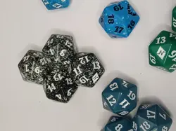 Lot of 10 Magic the Gathering 20 Sided Dice D20 Spindown Life Counter - Image 2