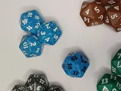 Lot of 10 Magic the Gathering 20 Sided Dice D20 Spindown Life Counter - Image 3