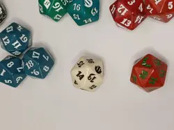 Lot of 10 Magic the Gathering 20 Sided Dice D20 Spindown Life Counter - Image 5