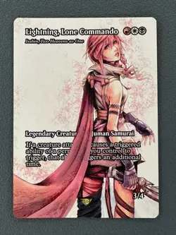 Isshin, Two Heavens as One Lightning, Lone Commando Final Fantasy Hand Painted - Image 1