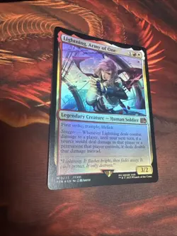 Lightning, Army of One Final Fantasy Foil Nm - Image 1
