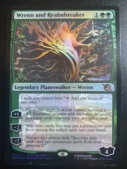 MTG Wrenn and Realmbreaker March of the Machine FOIL #0217 Mythic - Image 1