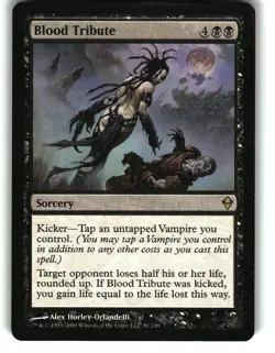 Magic the Gathering - Zendikar Blood Tribute 2009 81 Rare - Image 1