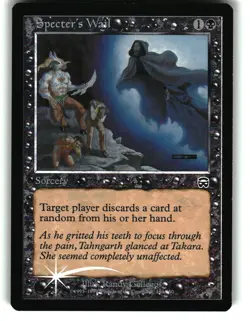 Magic the Gathering - Mercadian Masques Specter's Wail 1999 164 Common Foil - Image 1