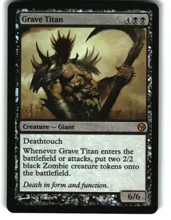 Magic the Gathering - Media Promos Grave Titan 2012 Promo Foil - Image 1